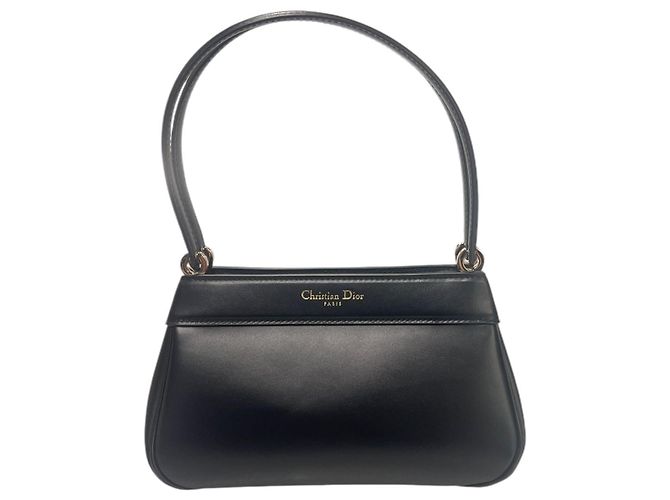 Dior Borsa a spalla Keybag in pelle di vitello nera Nero - vista 4