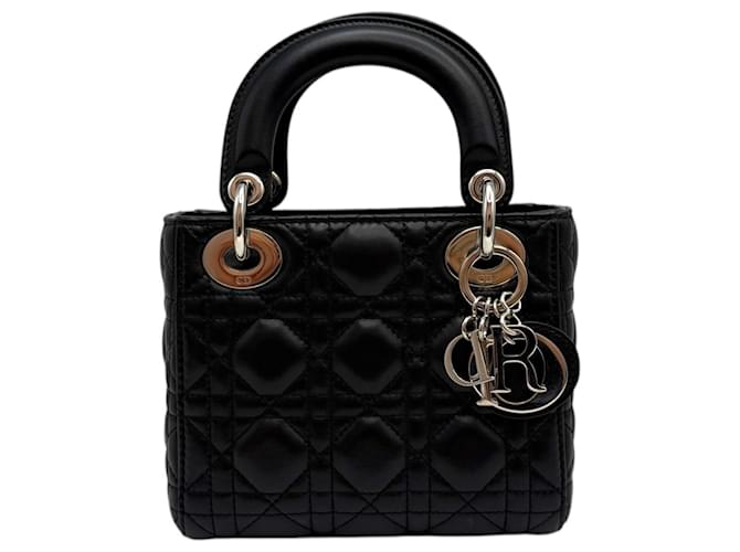Dior Lady Mini Lambskin Schwarz - Ansicht 2