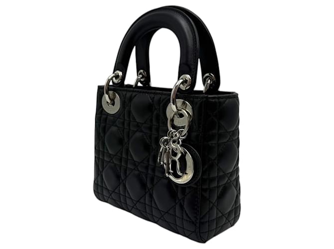 Dior Lady Mini Lambskin Schwarz - Ansicht 3