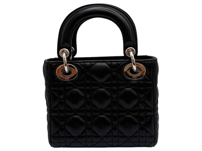 Dior Lady Mini Lambskin Schwarz - Ansicht 4