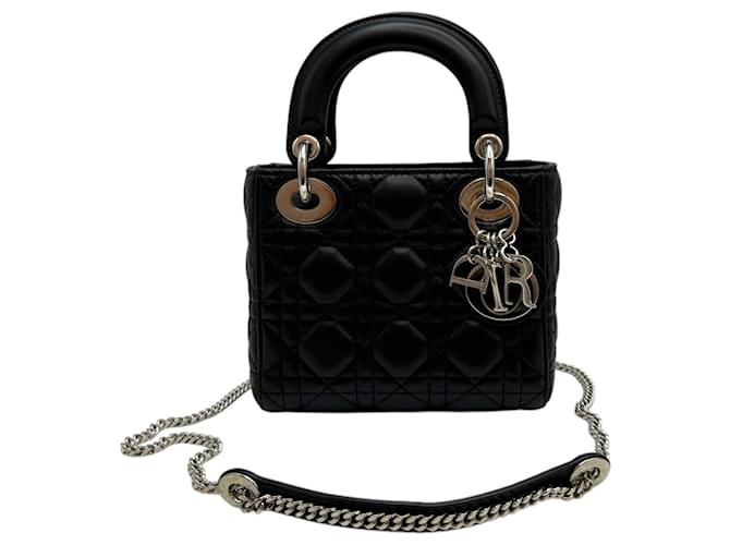 Dior Lady Mini Lambskin Schwarz - Ansicht 6