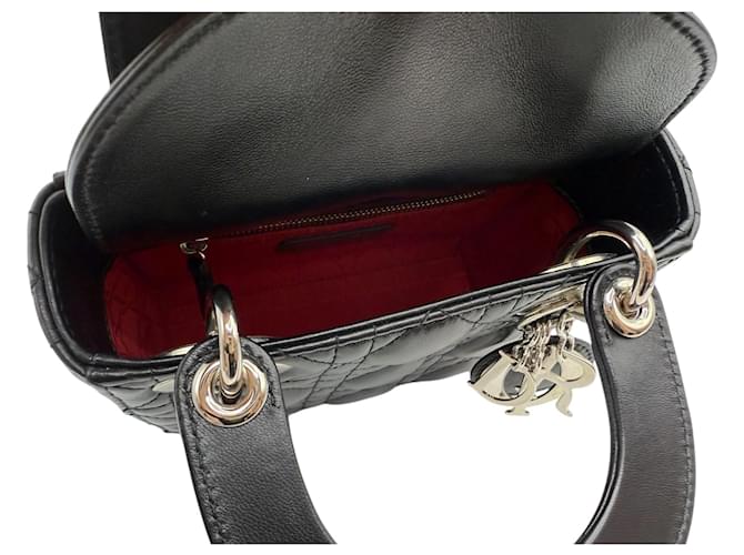 Dior Lady Mini Lambskin Schwarz - Ansicht 8