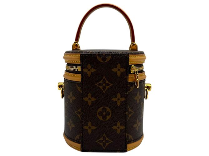 Louis Vuitton Borsa Nano Cannes Monogram Marrone - vista 3