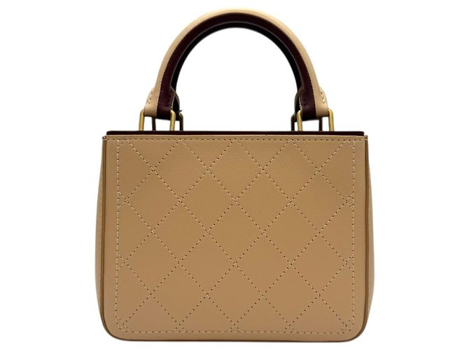 Chanel Mini Tote Bag mit Griff aus Bullskin in Beige der Saison Braun - Ansicht 4
