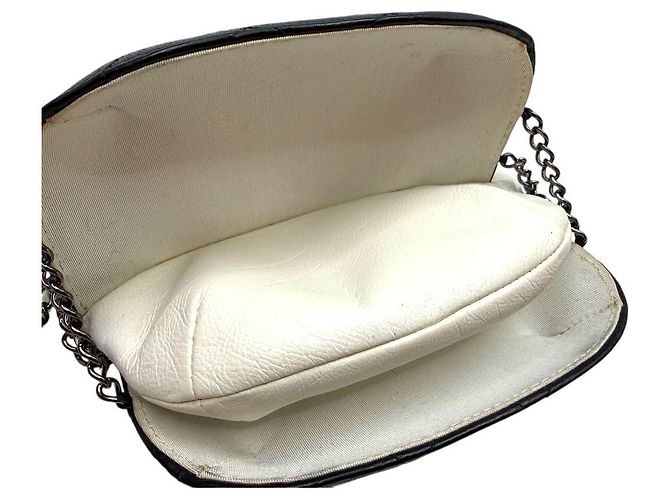 Chanel Mini borsa a tracolla Gabrielle in perle bianche Bianco - vista 8