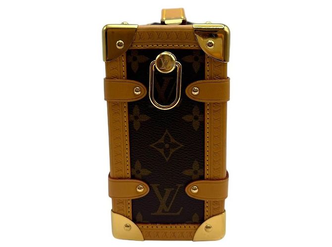 Louis Vuitton Baule laterale Monogram MM Marrone - vista 4