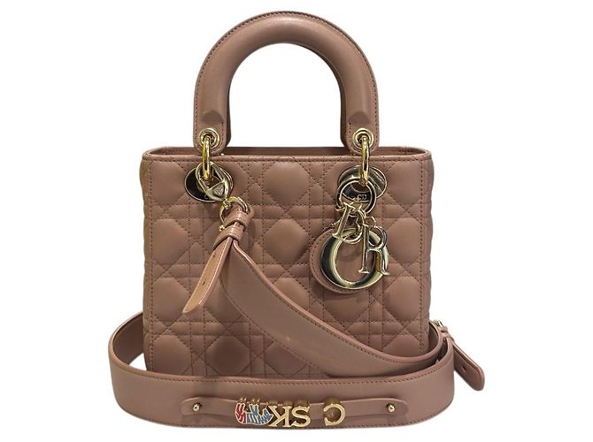 Dior Borsa tote piccola Lady My ABC Blush Rosa - vista 7