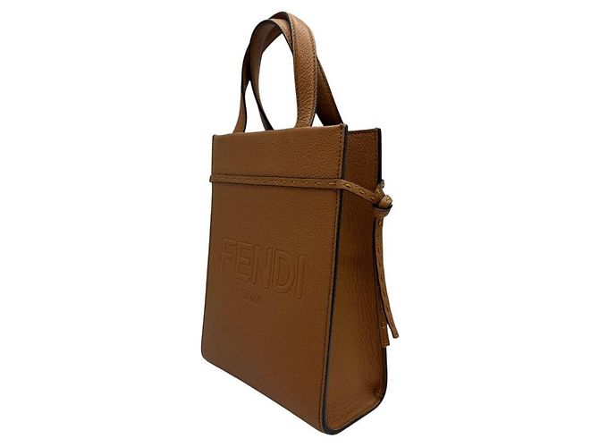 Fendi Bolsa crossbody mini Go To Shopper marrom - vista 3