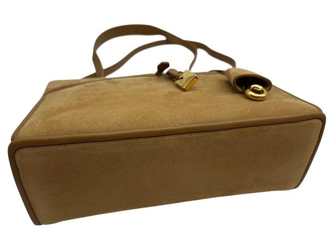 Loro Piana Borsa Extra Clay Sun Gold Marrone - vista 5