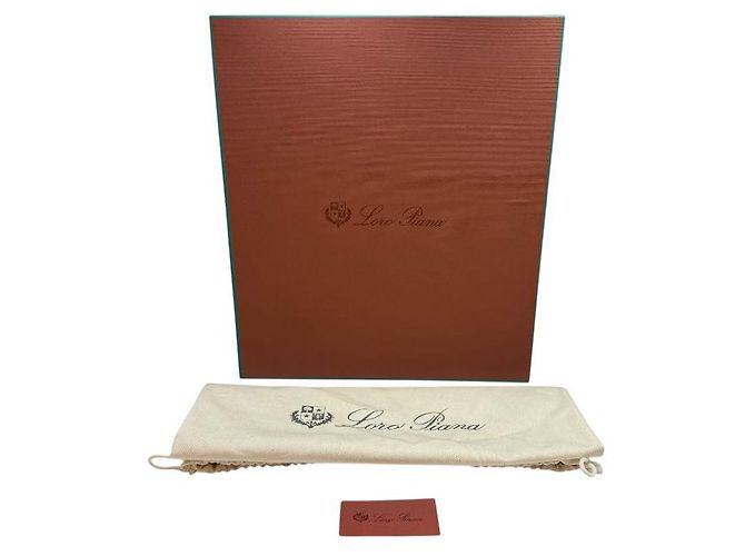 Loro Piana Borsa Extra Clay Sun Gold Marrone - vista 9