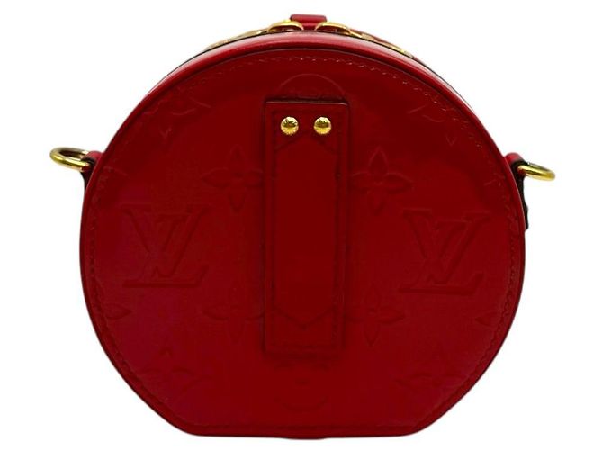 Louis Vuitton Borsa a tracolla mini Bouatte Sapo in vernice rossa Rosso - vista 5