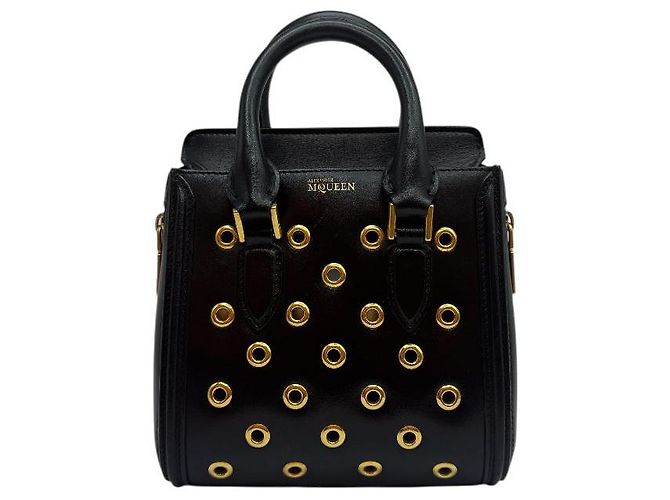 Borsa a Spalla Heroine Mini Alexander McQueen Nera Nero - vista 2