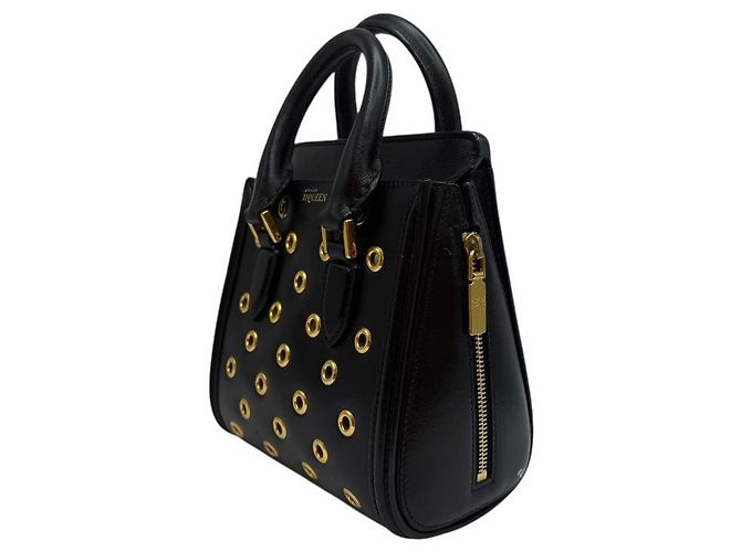 Borsa a Spalla Heroine Mini Alexander McQueen Nera Nero - vista 4