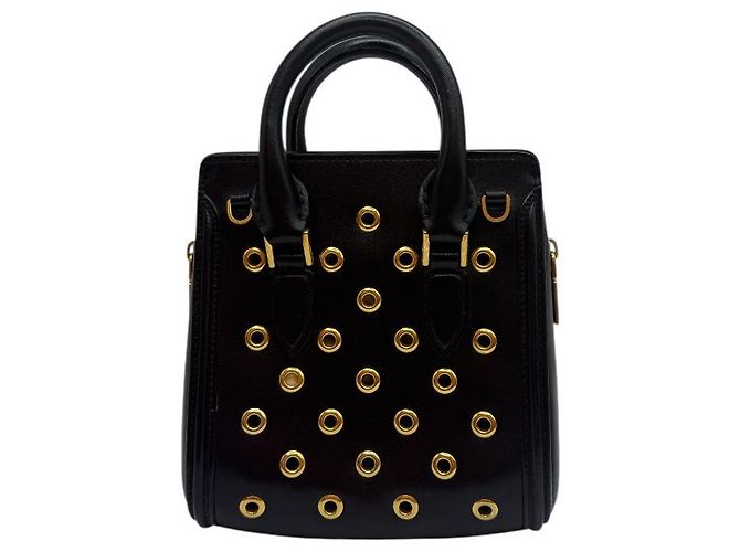 Borsa a Spalla Heroine Mini Alexander McQueen Nera Nero - vista 5