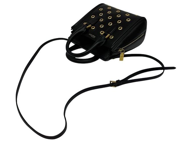 Borsa a Spalla Heroine Mini Alexander McQueen Nera Nero - vista 7