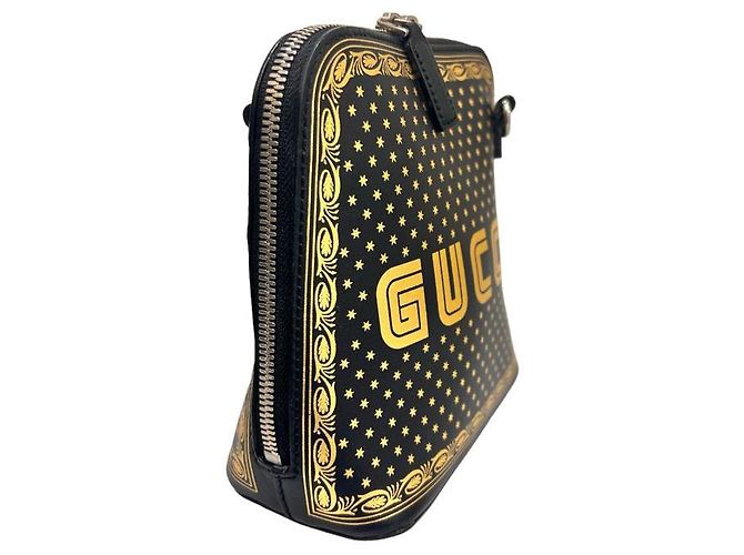 Gucci Borsa a tracolla mini dome con logo a stella Nero - vista 5
