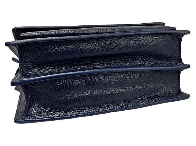 Saint Laurent Borsa a spalla media Sunset blu navy scuro - vista 6