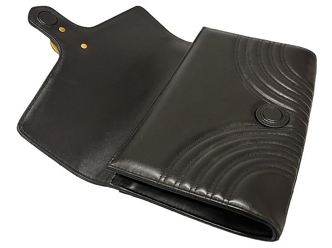 Gucci Clutch GG Marmont Matelassé Nero - vista 7
