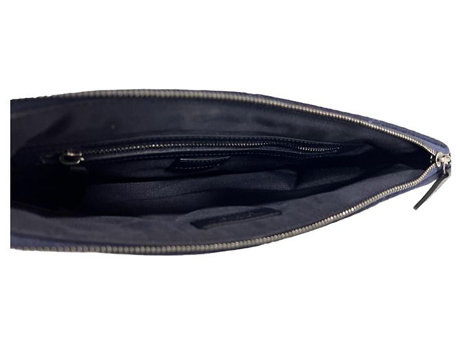 Chanel Clutch in feltro da donna Okase - Blu navy - vista 6