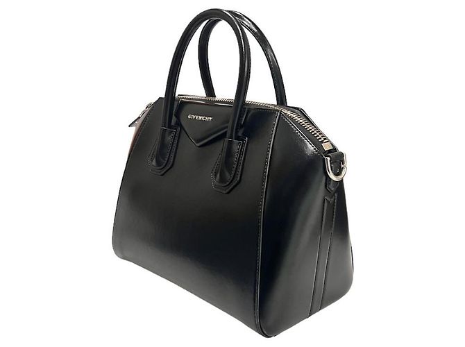 Givenchy Borsa tote Antigona media lucida nera Nero - vista 4
