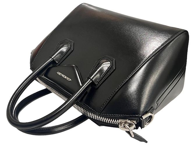 Givenchy Borsa tote Antigona media lucida nera Nero - vista 7