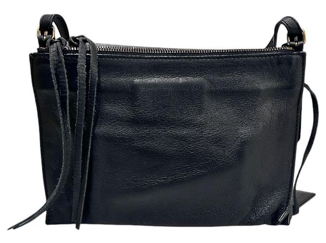 Balenciaga Borsa a tracolla Triple Body Papier Nero - vista 5