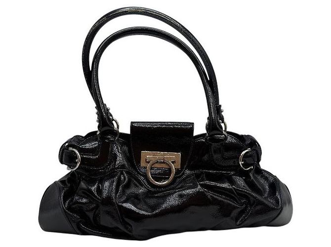 Salvatore Ferragamo Borsa a spalla Marisa Gancini piccola nera Nero - vista 2
