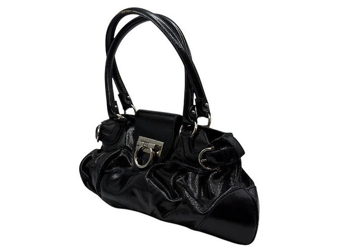 Salvatore Ferragamo Borsa a spalla Marisa Gancini piccola nera Nero - vista 3