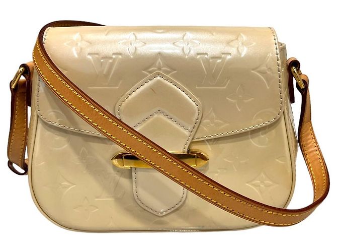 Louis Vuitton Borsa a tracolla Vernis Belle Flower per donne Giallo - vista 2