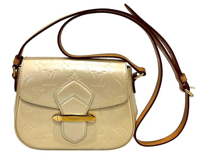 Louis Vuitton Borsa a tracolla Vernis Belle Flower per donne Giallo - vista 3