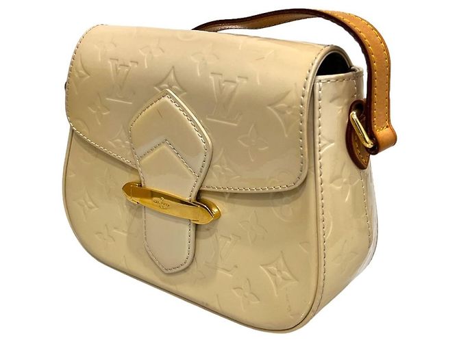Louis Vuitton Borsa a tracolla Vernis Belle Flower per donne Giallo - vista 4