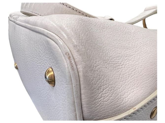 Chloé Borsa Muse Saint Laurent Piccola Borsa a Spalla Avorio Bianco - vista 10
