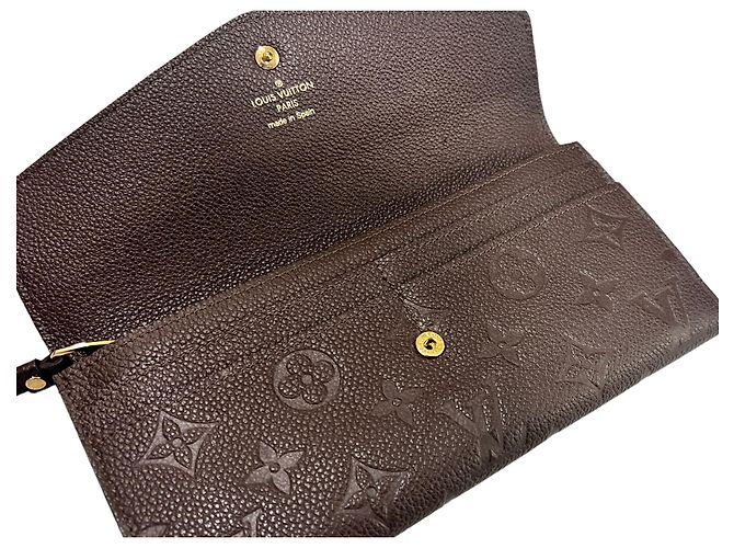 Louis Vuitton Cartera Larga Anfrent Sara Marrón Castaño - vista 6