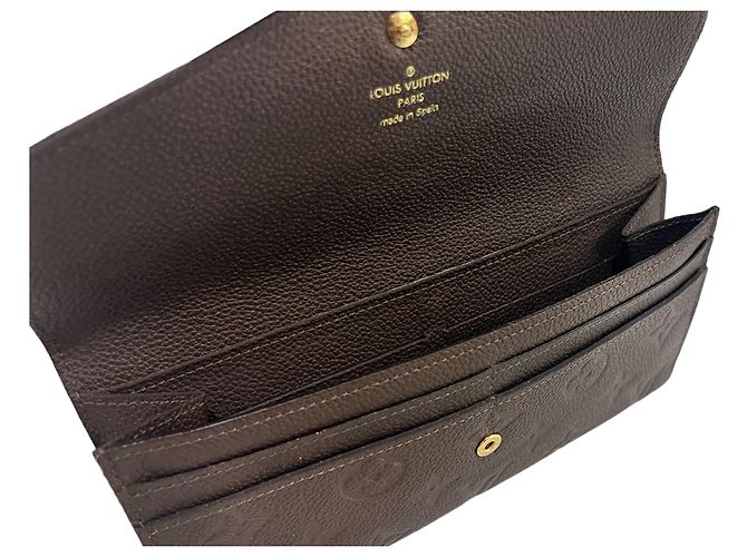 Louis Vuitton Cartera Larga Anfrent Sara Marrón Castaño - vista 7