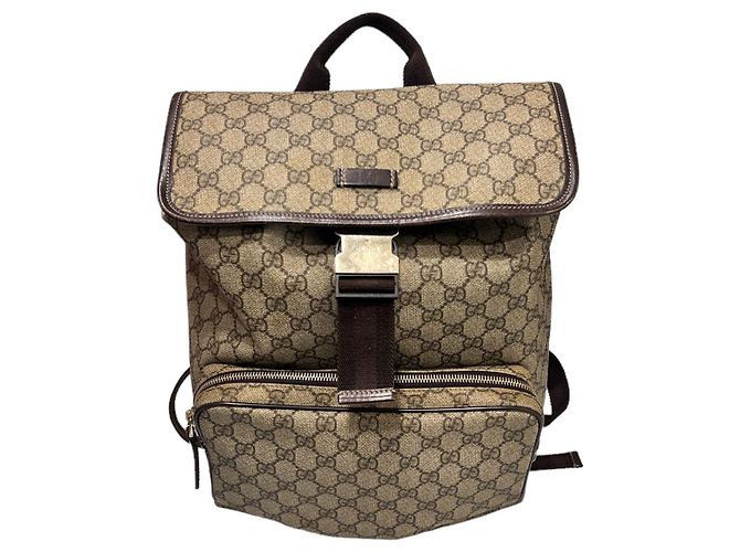 Gucci GG Supreme Canvas Rucksack Braun - Ansicht 2