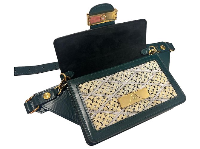 Louis Vuitton Mini Delfin Bauchtasche grün - Ansicht 6