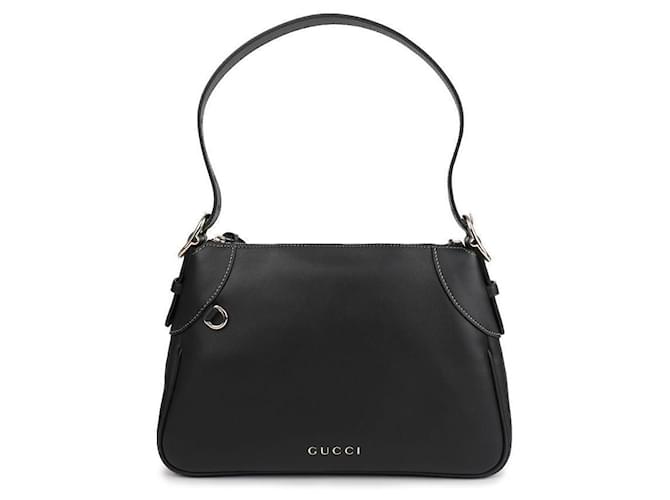 Gucci Borsa a tracolla Emblem Nero - vista 3