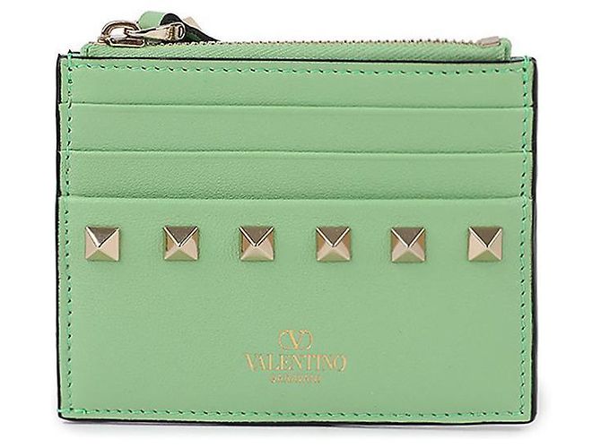 Valentino Portafoglio con zip Rockstud per donne - vista 3