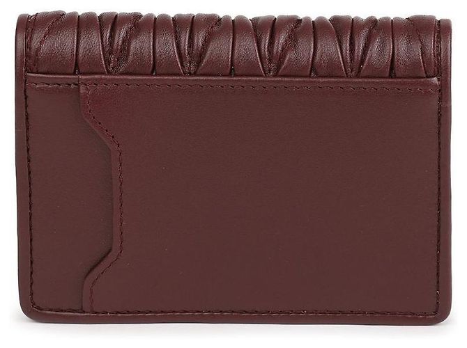 Miu Miu Tarjetero de cuero Napa - vista 5