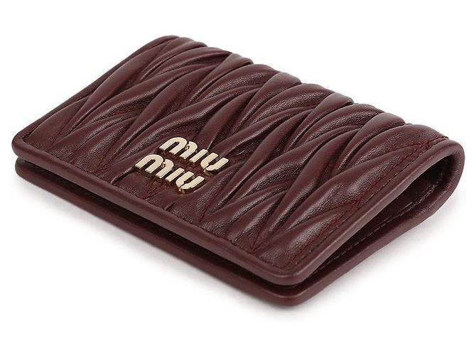 Miu Miu Tarjetero de cuero Napa - vista 6
