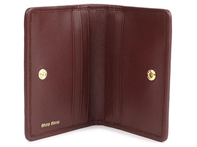 Miu Miu Tarjetero de cuero Napa - vista 7