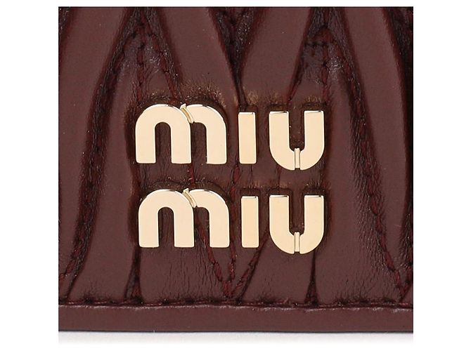 Miu Miu Tarjetero de cuero Napa - vista 9