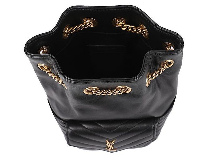 Saint Laurent Mini Bucket Bag Schwarz - Ansicht 7