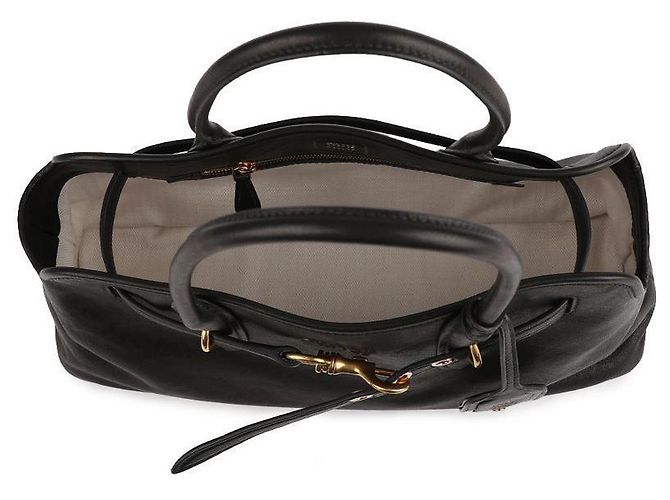 Miu Miu Aventure Napa Leder Tasche Schwarz - Ansicht 7