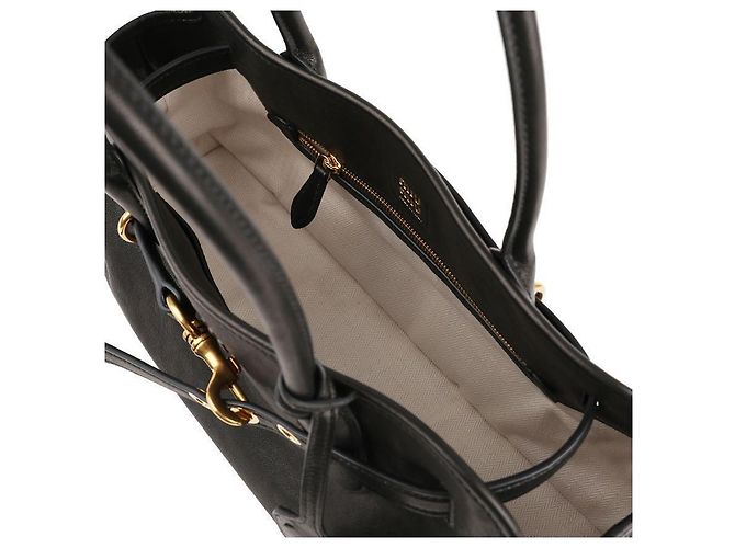 Miu Miu Aventure Napa Leder Tasche Schwarz - Ansicht 8