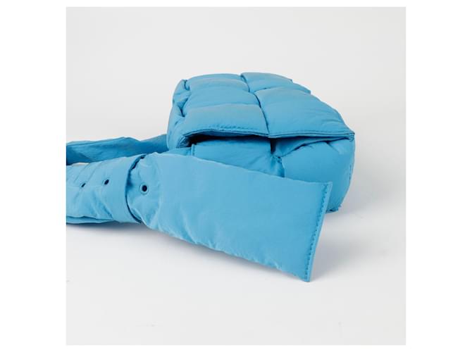 Bottega Veneta Borsa a tracolla Padding Tech Cassette Blu - vista 5