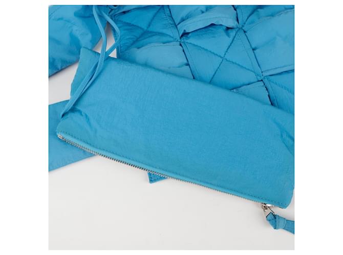 Bottega Veneta Borsa a tracolla Padding Tech Cassette Blu - vista 7