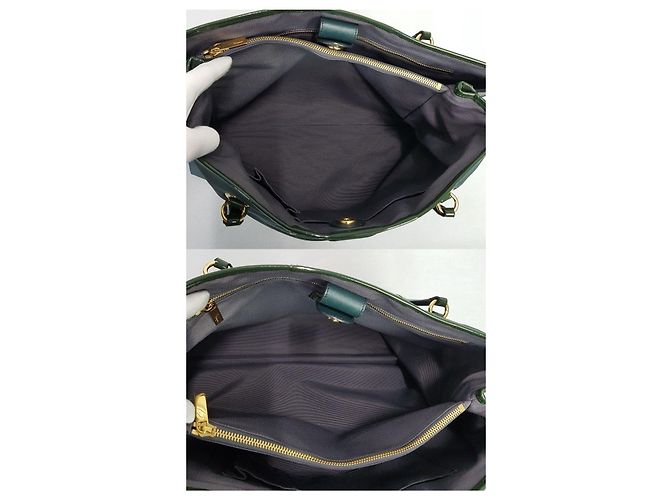 Salvatore Ferragamo Bolsa de Ombro de Decoração Barra Verde - vista 9