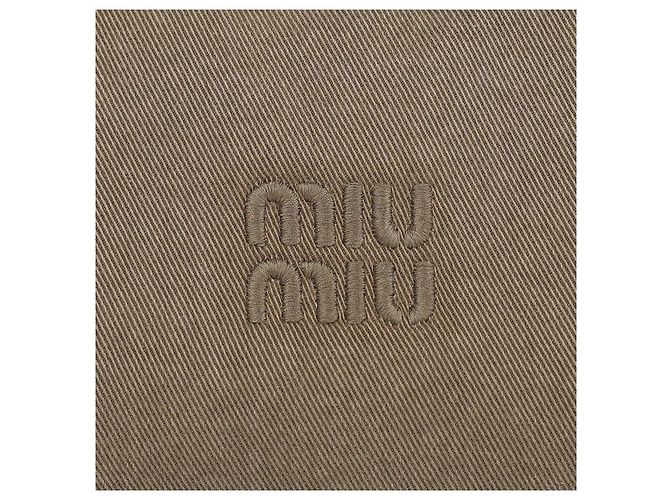 Miu Miu Borsa a spalla in gabardine - vista 9