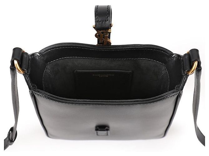 Saint Laurent Borsa a tracolla Monogram per telefono Nero - vista 7